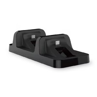 Station d'accueil à double support de charge sans fil d'usine pour accessoires de jeu compatibles avec le contrôleur de jeu PS4