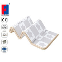 Tapis de jeu pour bébé XPE, ensemble cadeau, pliable, imperméable, non toxique, sans BPA, réversible, pour la liste de naissance, nouvelle maman, unisexe