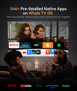 Android 13 LED Smart <strong>Projektor</strong> Auto Keystone USB Built-in Speakers Projector for Smart Home - Product Image 4