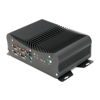 Mini PC industriel sans ventilateur Core i7-7560U 2 ports Ethernet Lan 6COM Win10 Linux ordinateur de bureau