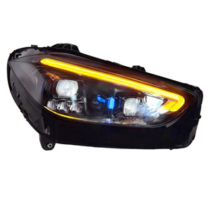 Conjunto de Faros Delanteros LED Láser Matrix con Señal de Giro Secuencial 6000K para Mercedes-Benz Clase C W206 2022-2023, Actualización Retrofit - Product Image 4