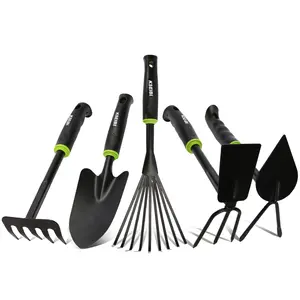 KSEIBI Professional Garden Tools ( Trowel , Transplanted , Leaf Rake , Harrow , Cultivator / Hoe )