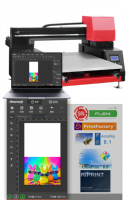 Imprimante à plat UV Micolor XP600 pour tête d'impression L1800, contrôle par bouton-poussoir haute vitesse, impression multifonction, coques de téléphone