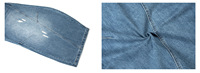 Celana Jeans Unisex Vintage Model Cat Whisker Curved Sickle Baggy Distressed Longgar Panjang Lantai Gaya Street Denim Custom Logo Grosir