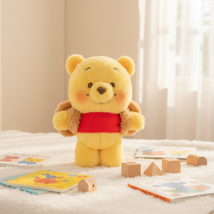 Nuovo Set di 6 Peluche <span class=keywords><strong>Winnie</strong></span> <span class=keywords><strong>the</strong></span> <span class=keywords><strong>Pooh</strong></span> <span class=keywords><strong>Serie</strong></span> Forever Friends, 12cm, 100% Autentici, in Confezione Sorpresa, Portachiavi e Charm per Borse, 12+ - Product Image 5