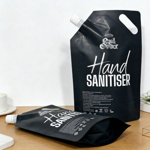 Bolsas de Aluminio Reciclables y Reutilizables con Impresión Personalizada, 500 ml, 2 L, para Champú, Cosméticos, Bolsas de Plástico Mylar con Boquilla Vertical - Product Image 2