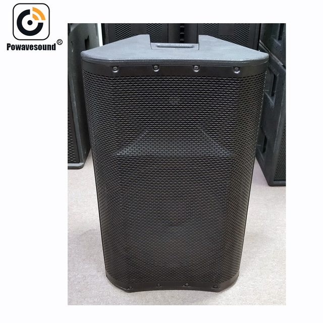 China Made High Quality Low Price Active Plastic Speaker in 15 Inch Empty Plastic Speaker Boxes and D Class Amplifier Inside