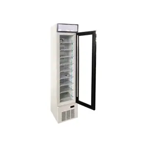 Geladeira para porta comercial aprovada etl, equipamento de exibição de vidro, geladeira, congelador LSD-118L