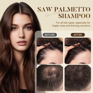 Saw Palmetto <b>Shampoo</b> Anti Hair Loss Support Strengthen Roots Thickening Care Premium Hair Products Hair Regrowth <b>Shampoos</b> - Product Image 3