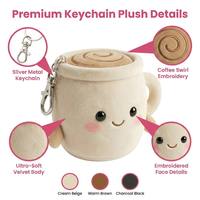 Porte-clés en peluche personnalisé ODM OEM, broderie, velours doux, coton, couleur personnalisée, logo, souvenir, cadeau promotionnel
