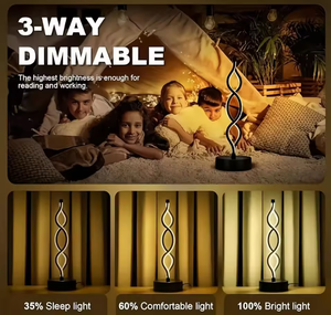 Modern Minimalist Iron Cordless <b>LED</b> <b>Table</b> Lamp, Adjustable Dimmable Desk Lamp with Flexible Gooseneck, Decorative Night <b>Light</b> - Product Image 3