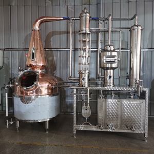 Alambic de distillation de 500 l, colonne de distillation, alambic pour whisky, <span class=keywords><strong>rhum</strong></span>, gin, vodka, brandy, spiritueux, vin - Product Image 1