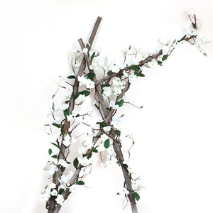 ดอกแมกโนเลียประดิษฐ์สีชมพู ผ้าไหม รูปทรงกลม สำหรับตกแต่งผนังงานแต่งงาน ใช้ซ้ำได้ - Product Image 5