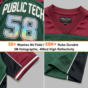 Customized High Quality Boxy Soccer Football Jersey Tee Mesh <b>100</b>% <b>Polyester</b> Summer Hip Hop Short Full Over Printed Men's T-<b>shirt</b> - Product Image 2