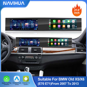 Autoradio multimédia Navihua nouvelle conception pour lecteur DVD Android double écran Carplay <span class=keywords><strong>GPS</strong></span> pour BMW X5 E70 X6 E71 CCC CIC 2007-2013 - Product Image 2