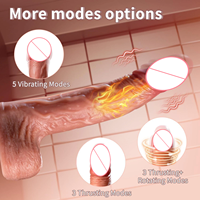 Best-seller : Godemiché vibrant XXL géant télescopique à chauffage simulé, contrôlé par application, pour usage anal, coffret de luxe pour femmes et hommes
