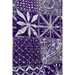 Batik disegnato a mano su tessuto di seta (5 iarde) - Product Image 1