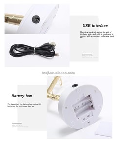 USB và pin hoạt động 36 <span class=keywords><strong>LED</strong></span> ngọc trai Firefly Tree ánh sáng Tabletop đèn với tinh thần nhân tạo IP44 vật liệu kim loại - Product Image 6