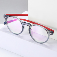 Lunettes à monture optique ronde TR90 classiques fabriquées à la main à des prix abordables lunettes d'ordinateur lunettes à lumière bleue pour hommes et femmes vente en gros