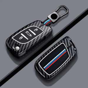 Étui de protection pour clé de <span class=keywords><strong>voiture</strong></span> Vtear, porte-clés pour télécommande, sac pour <span class=keywords><strong>Peugeot</strong></span> 408/508/206/207/301/307/308/308S/2008/E2008/3008/RCZ, accessoire - Product Image 2