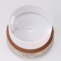 Diffuseur d'arômes en terrazzo avec base en bois véritable, diffuseur d'huile céramique ultrasonique de 200 ml, diffuseur d'huiles essentielles en terrazzo