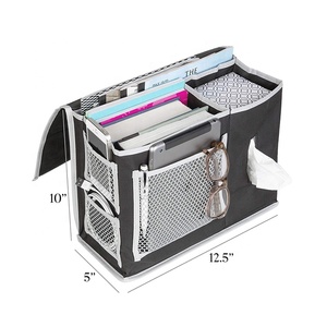 Large Capatical Studio 3b <strong>Bedside</strong> Storage <strong>Caddy</strong> in Black with Cup Holder - Product Image 2
