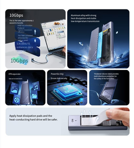 Solid State Drive Box Type-C 3.2 Draagbare Harde Schijf Box Geschikt Voor Externe SSD Harde Schijf Boxen Voor Laptops En Mobiele Telefoons - Product Image 2