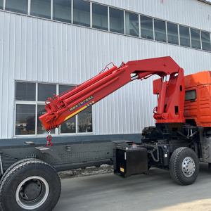 10 טון משאית רכוב מנוף נייד עגור 5 בומים הידראולי ג 'יב למכירה - Product Image 3