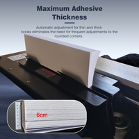 Machine de reliure automatique parfaite pour livres et cahiers