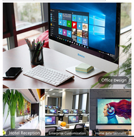 PC Tout-en-un Personnalisé Abordable 24/27 Pouces I3 I5 I7 8G 16G 32G SSD 128G 256G 512G 1TB pour Entreprise