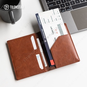 Tilonstar ปกหนังสือเดินทางหนังเทียมลายม้า TPW117วินเทจออกแบบใหม่โลโก้ได้ตามต้องการกระเป๋าใส่หนังสือเดินทาง - Product Image 4