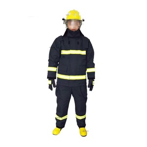 Combinaison de pompier ignifugée en aramide, style intégral, pour les opérations de sauvetage - Product Image 3
