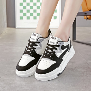 Zapatos Deportivos de <span class=keywords><strong>Plataforma</strong></span> Coreanos de Moda 2024, Zapatillas Planas para <span class=keywords><strong>Mujer</strong></span>, <span class=keywords><strong>Tenis</strong></span> Casuales de Primavera, Zapatos Vulcanizados - Product Image 2