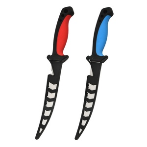 Fishing Camping Knife Stainless Steel Blade Drop Point 28cm Straight <b>Edge</b> <b>Plastic</b> Handle 2mm Thickness Multi-Purpose OEM - Product Image 2
