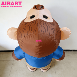 Disfraz de Mascota de Mono Inflable de Bajo Precio en Liquidación para Eventos de Centros Comerciales y Parques de Atracciones - Disfraz de Mascota de Mono Personalizado para Adultos - Product Image 4