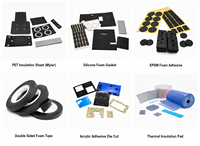 0.05mm 1mm PC1870A Longhua Tahan Api Bebas Halogen Berlapis Halus Mylar Polikarbonat Isolasi Suhu Tinggi Potongan Presisi