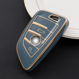 3/4 boutons coque de couverture de clé de voiture en TPU Fob pour <span class=keywords><strong>BMW</strong></span> X1 <span class=keywords><strong>X2</strong></span> X3 X4 X5 X6 M5 F15 F16 F48 G30 G38 525 540 740 série 1 2 3 5 accessoires - Product Image 3