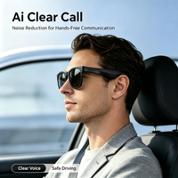 Lunettes Audio Intelligentes avec Contrôle Tactile 5.4, Traduction IA et Lecteur de Musique - Appels Mains Libres pour la Conduite et les Sports de Plein Air