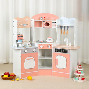 Juego <span class=keywords><strong>de</strong></span> arandela <span class=keywords><strong>de</strong></span> cocina <span class=keywords><strong>de</strong></span> fantasía <span class=keywords><strong>de</strong></span> madera rosa <span class=keywords><strong>de</strong></span> fabricante para niños, juego educativo <span class=keywords><strong>de</strong></span> aprendizaje, juguetes <span class=keywords><strong>de</strong></span> regalo para niños y niñas - Product Image 2