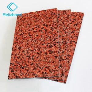 ALUCOWORLD حديث 4 من مركب الألمنيوم السميك ، ألواح رخامية مشهورة بالأشعة فوق البدينة ، طباعة مضادة للحريق للواجهات - Product Image 2