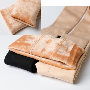 Medias cálidas con forro polar de invierno de nuevo diseño de moda 2023, ajustadas para <span class=keywords><strong>mujer</strong></span> - Product Image 5