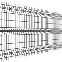 Hoge Kwaliteit Pvc-Gecoate Stalen Frame 3d Cover Gelaste Gaas Veiligheidshek Boerderij Sportpoort Lage Rail Hek
