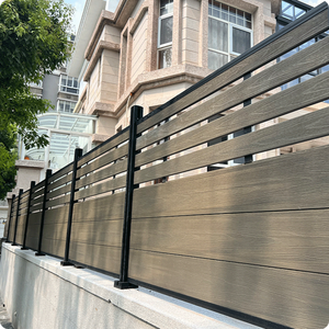 Eta WPC gỗ composite hàng rào WPC sử dụng hàng rào để bán WPC Composite nhôm bài - Product Image 2