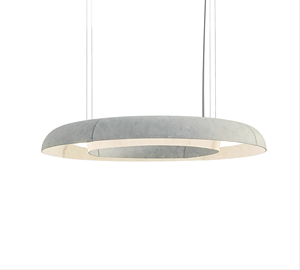 Luminaire suspendu à ondes acoustiques NRC 0.85 |   Lustre en feutre PET insonorisant |   Luminaire ignifuge B1 pour bureau, bibliothèque, hôtel, espace <span class=keywords><strong>de</strong></span> travail - Product Image 1