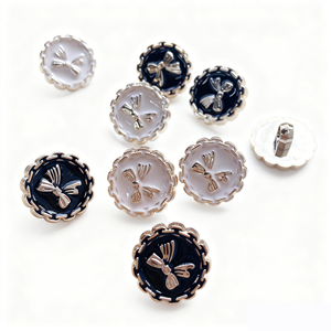 Perles de dentelle en plastique ABS en gros d'usine, motif goutte d'huile, avec pieds réglables et boutonnés, polyvalentes et élégantes - Product Image 6