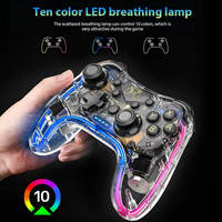 Manette de jeu sans fil SUNDI pour téléphone portable PC LED Joysticks Gamepad pour console N-Switch Switch/Lite/OLED Pro Android IOS