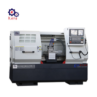 Système de contrôle automatique GSK de haute précision Tour CNC horizontal CK6140 Structure à lit plat pour l'usinage à usage moyen