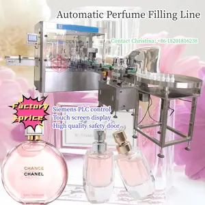YB-YX4 Liquid Bottle Filling And Capping Machine Automatic Small Glass Plastic Machine Washing Machine For Perfume Bottles