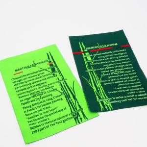 Dệt nhãn sản xuất nhãn 15 + năm dệt kinh nghiệm để tùy chỉnh tư nhân mật độ cao Damask quần áo dệt nhãn - Product Image 4