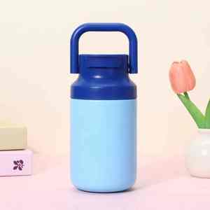 316 Stainless Steel Double-Wall Insulated Leak-Proof Eco-Friendly Large Capacity Direct Drinking <b>Cup</b> with Handgrip - Product Image 3